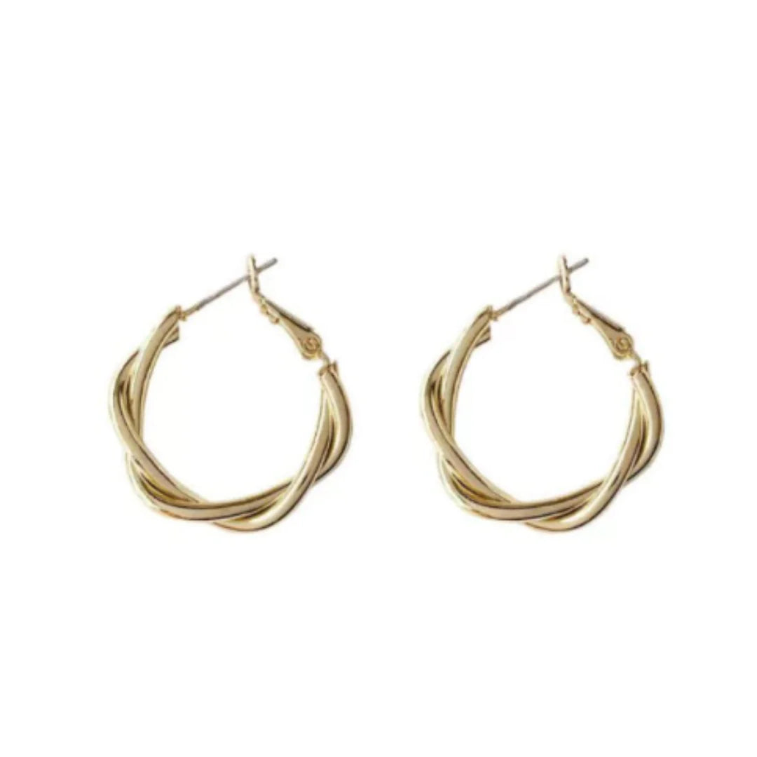 Earrings Sophisticated Turn Hoop