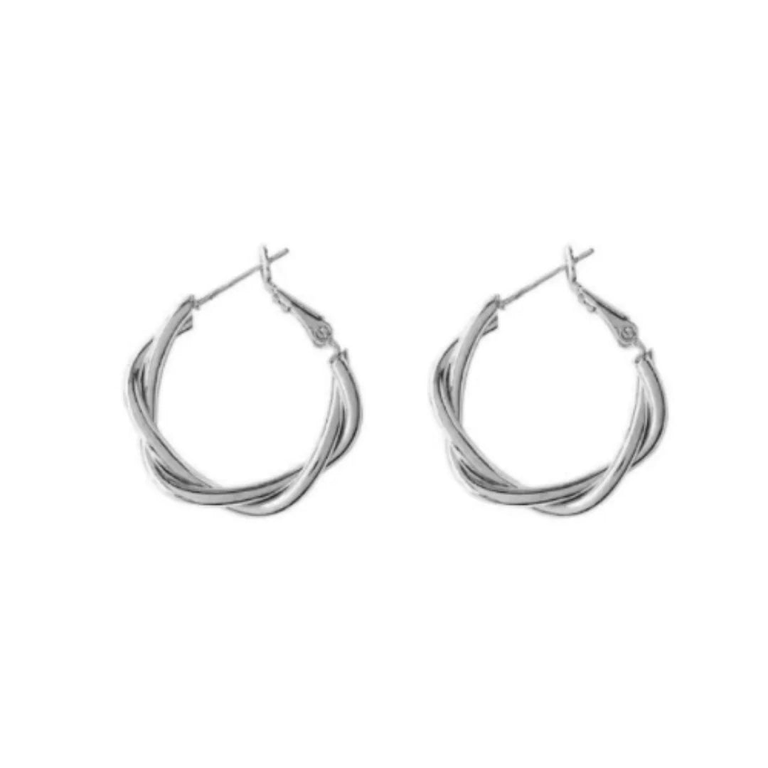Earrings Sophisticated Turn Hoop